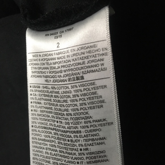 Banana Republic Sloan Fit Vented Pencil Skirt Sz 2 - Picture 3 of 6